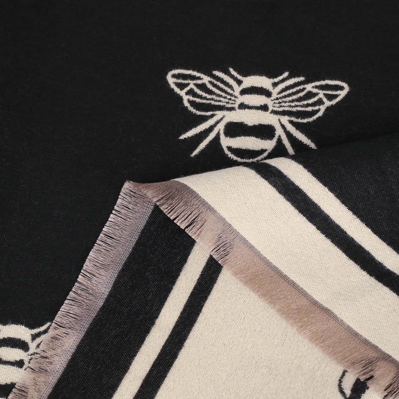 EXTREE Scarfs for Women Pashmina Silky Shawl Wrap for Evening Dressing Blanket Open Front Poncho Cape - Image 3